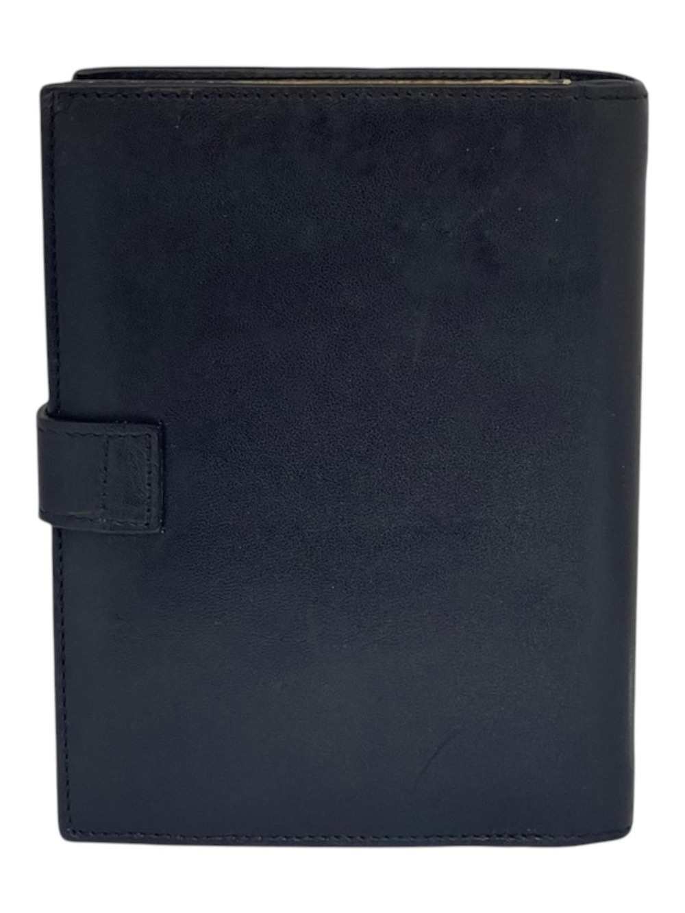 Vintage: Gucci ♛ Small Leather Daily Organizer Book ♛ Gold Logo Hardware Plaque - Picture 3 of 16